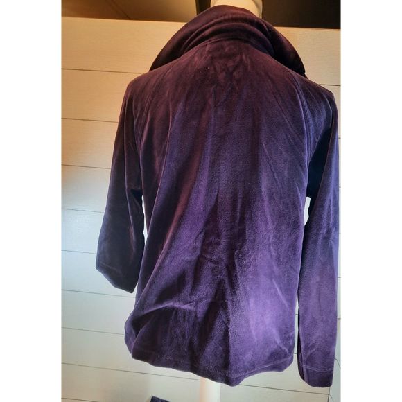 Jones of New York Sport Zip Up Hoodie and Pants Purple SZ LG - Picture 8 of 16